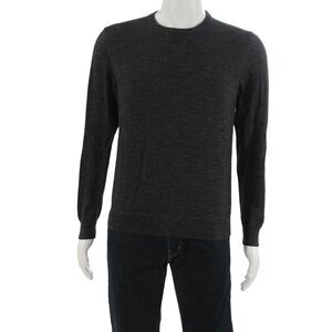 Faherty Brand Mens Pullover Sweater Dark Gray Cotton Cashmere Crew Size S